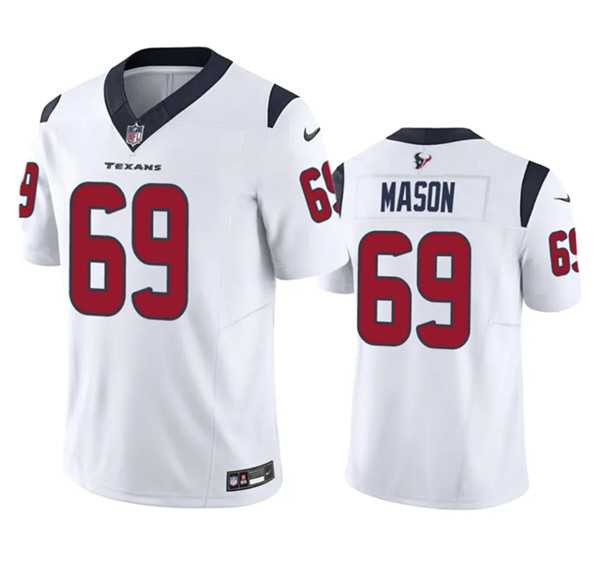 Men & Women & Youth Houston Texans #69 Shaq Mason White 2023 F.U.S.E Vapor Untouchable Stitched Football Jersey